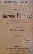 Dzieje Narodu Polskiego nr 52 Biblioteka Dzieł Wyborowych 