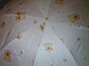 Składany automatyczny parasol z motywem kapibary