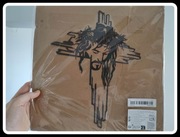 Metalowy krzyż Jezus Chrystyn krzyż na ścianę