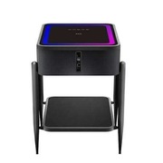 Stolik z głosnikiem Pixel , czarny 