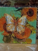 Motyl, piękna metalowa zakładka do książki 