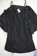 River Island Plus -czarna, elegancka tunika, 26/54  nowa