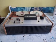 Magnetofon szpulowy PRL Unitra ZK 147, nowe paski