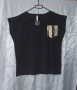T- shirt oversize  czarny.