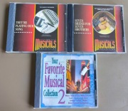 3 płyty CD z muzyką z musicali