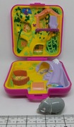 1989r Bluebird Polly Pocket Wild Zoo World słoń