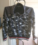 Bluza damska z srebrnym kapturem-ITALY. Rozm.S/M.