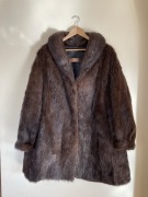 Naturalne futro z nutrii