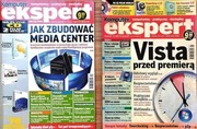 Komputer Świat Ekspert 01/2007 i 12/2007 z płytami czasopismo magazyn