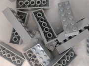 NOWE klocki jasnoszare 2x6 5 sztuk LEGO 2456