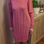 Sukienka damska dzianinowa tunika sweter