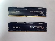 Pamięć RAM DDR4 16GB HyperX Fury 2400MHz HX424C15FB2K2/16