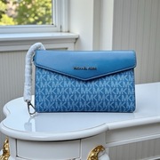 MICHAEL KORS PORTFEL SKÓRA MONOGRAM NOWY ORYGINALNY SKÓRA SKÓRZANY 