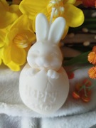 Piękna ręcznie robiona świeca sojowa