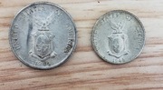 Filipiny 1944 rok pod administracją USA (srebrne 10 i 20 centavos)