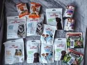 Duży zestaw suplementów smaczków dla psa royal canin Purina karma hila 