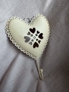 Wieszak metalowy - serce