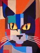 Obraz "Kot" płótno 30x40 