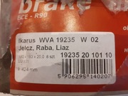 Okładziny hamulcowe WVA 19235 Jelcz IKARUS Liaz