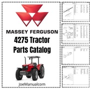 Masey Ferguson 4275 Tractor Parts Catalog Katalog Części
