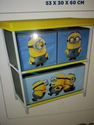 MINIONKI duże szuflady / mebel na zabawki