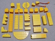 Lego duplo zestaw żółty 4x2, 2x2x2, 2x4, 2x3, 1x2, 2x8 2x10 dużo 