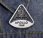 Unikatowa nowa przypinka igłowe Apollo 11 , Apollo 1969 , NASA .