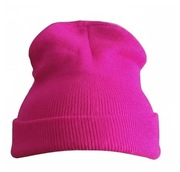 Czapka neonowy róż, fuksja