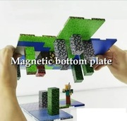 Klocki magnetyczne płytka bazowa podstawki do klocków magnetycznych. 