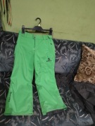 Spodnie narciarskie SCOTT dziecięce m 140 jasnozielone