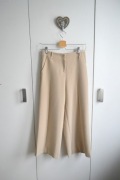 United Colors Of Benetton spodnie palazzo XS/S nude beżowe kremowe