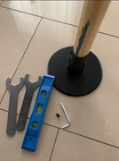 rura do pole dance SUN BRASS Sunpole statyczno obrotowa