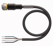 Przewód 4-żyłowy z końcówką M12 czujnikowy żeński dł 5m