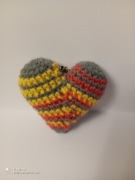 SERDUSZKO Z WŁÓCZKI, WYRÓB WŁASNORĘCZNY; WŁÓCZKOWE LOVE :)
