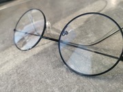 Okulary zerówki okrągłe lenonki 