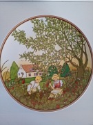 Villeroy & Boch kolekcjonerski talerz 4 pory roku lato