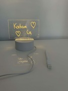 Message Board LED | Prezent | Walentynki | Wizytówka