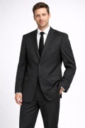 Garnitur Próchnik - wełna Super 150 Cerruti - grafit - rozmiar 176/120/108