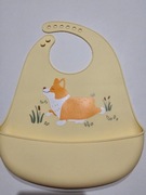 Śliniak silikonowy z kieszonką NOWY