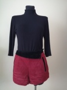 Czarny półgolf S/M 