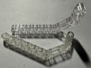 LEGO TECHNIC LIFTARM,MODYIFIED BENT THICK 1x11.5 TRANS-CLEAR 32009 2 szt.