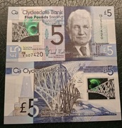 Szkocja 5 funtów 2015 UNC