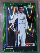 F1 Topps chrome 2025 Carlos Sainz 18 Forest green numerowany 16/99