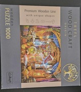 Puzzle drewniane 1000