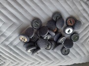 Guziki tapicerowane tapicerskie szare 