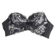 Czarny biustonosz stanik Obsessive 70A push up bielizna damska