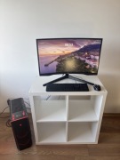 Zestaw komp. i7 4x3,6GHz, RAM 16Gb, SSD, GTX1050Ti 4Gb, 27" zakrzyw