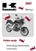 SERWISOWKA KAWASAKI KLE 650 VERSYS 2007r KSIAZKA NAPRAW KODY ECU j.POLSKI