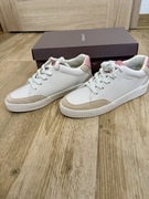 Skórzane snakersy biało różowe nowe Gant rozmiar 39