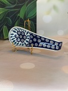 Podstawka ceramiczna Bolesławiec pod łyżkę ceramika Bolesławiec